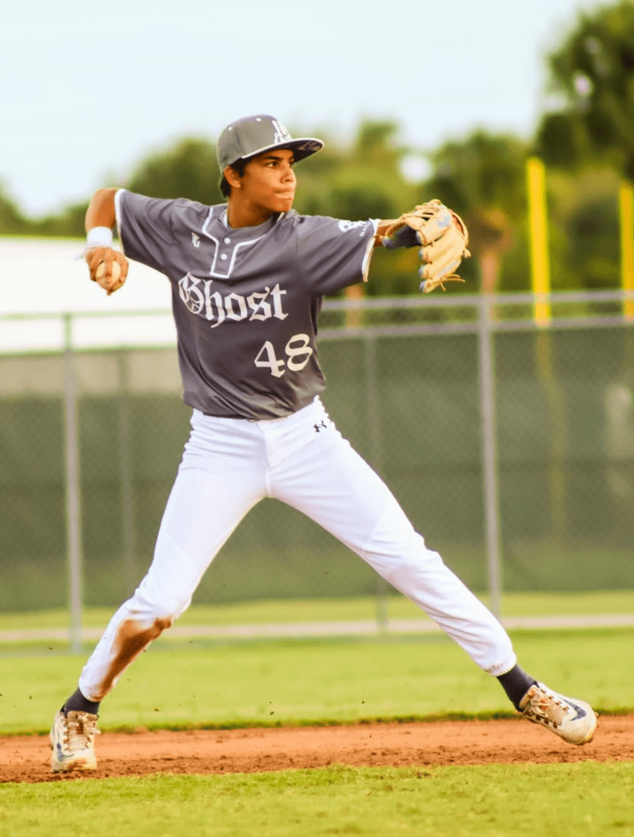 Ghost Premier infielder in action
