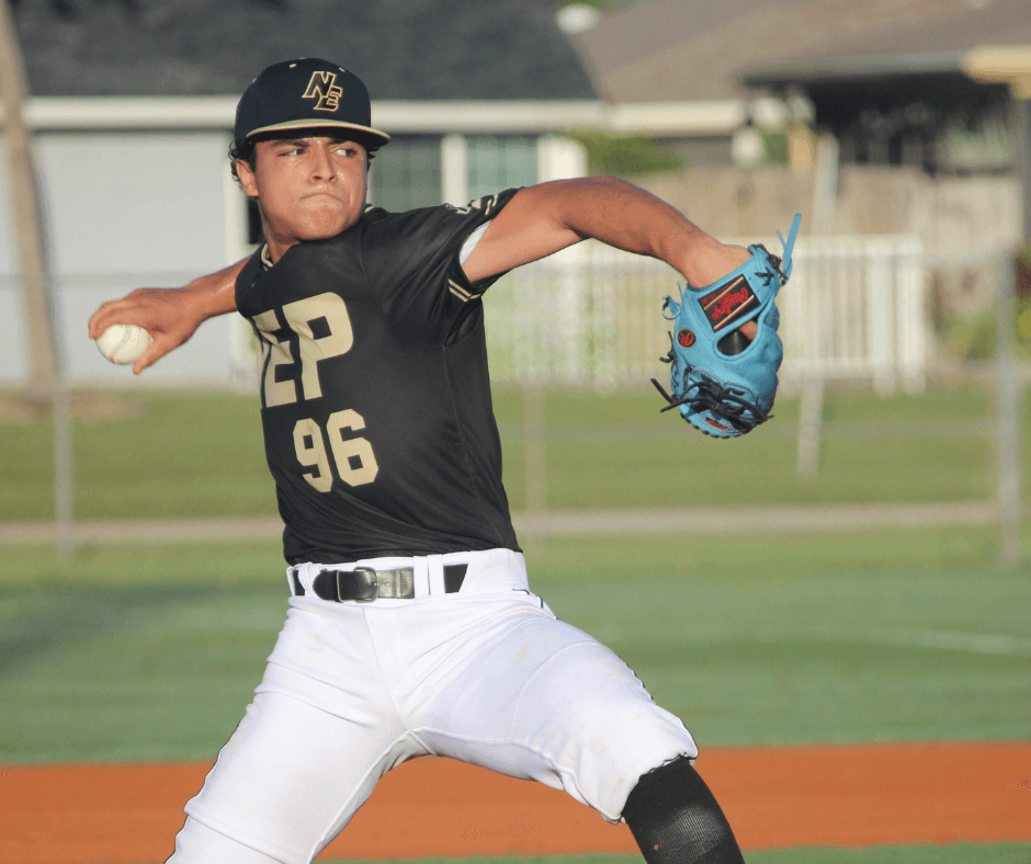 Ghost Premier pitcher delivering pitch during game